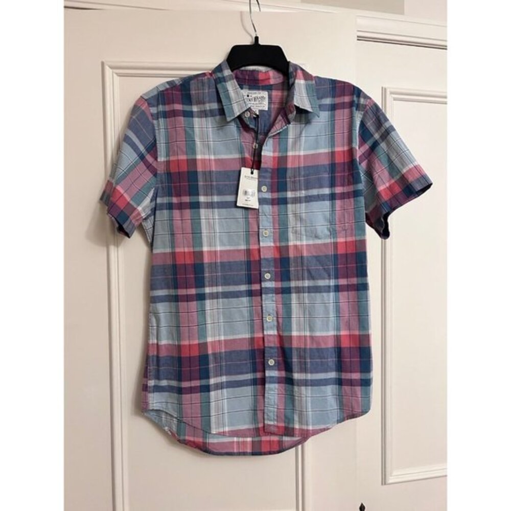 NWT men’s Lucky Brand Plaid Shirt-Small
